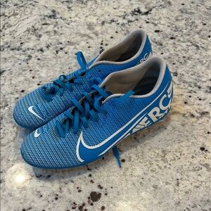 Nike Blue Soccer Cleats